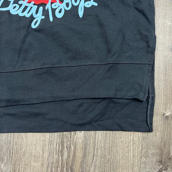 Betty Boop Women's Charcoal Gray Graphic Long Sleeve Sweatshirt - Medium - NWT - Picture 5 of 8